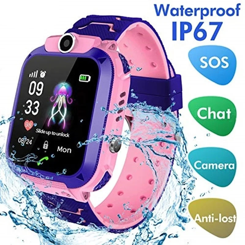 Smartwatch Digital Watches For Kid Girl - 2G Kids ساعة ذكية SOS Call