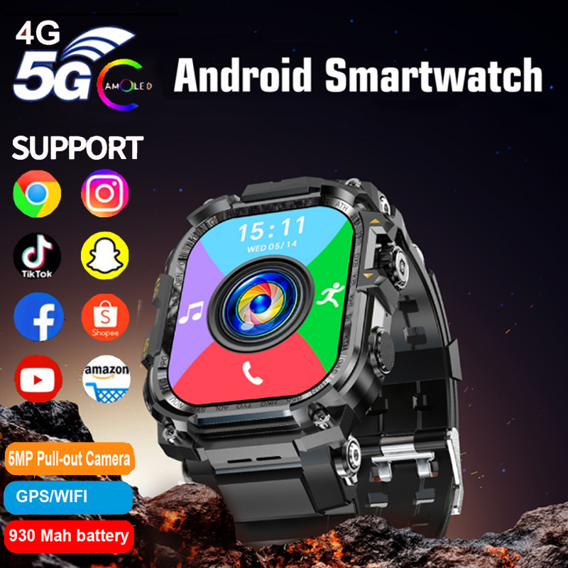 Smartwatch Watches For Women With Gps - 4G أندرويد الرجال النساء ساعة ذكية