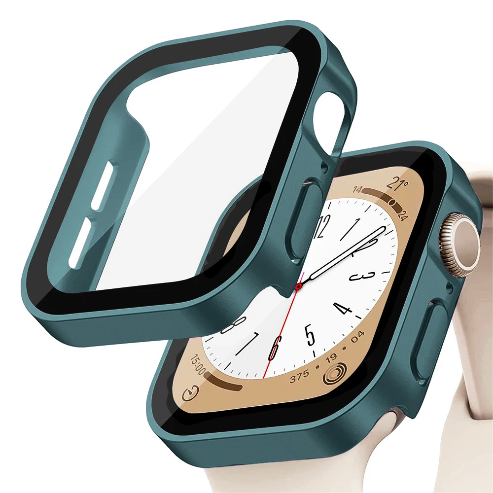 Smartwatch Watches For Girls - زجاج + غطاء لساعة أبل سلسلة