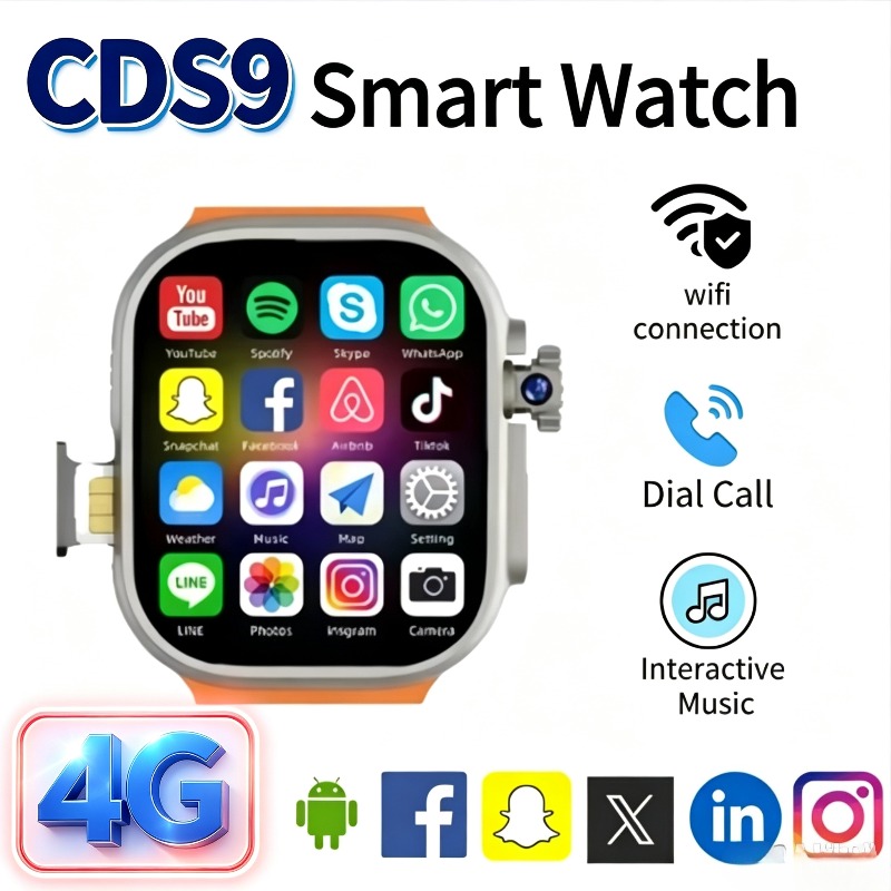 Smartwatch Watches For Women With Gps - ساعة ذكية 4G CDS9 بنظام أندرويد