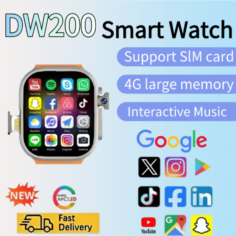 Smartwatch Watches Price - ساعة ذكية DW200 بشبكة اتصال، تدعم