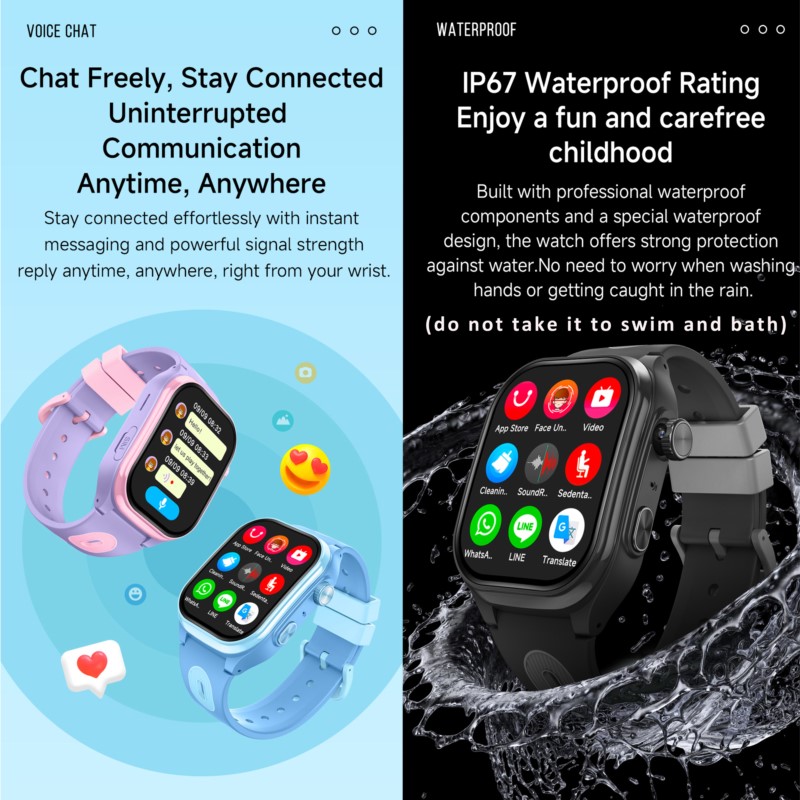 ساعة ذكية للأطفال بتقنية 4G مع - مراجعة Smartwatch Watches For Kids With Gps وسعره