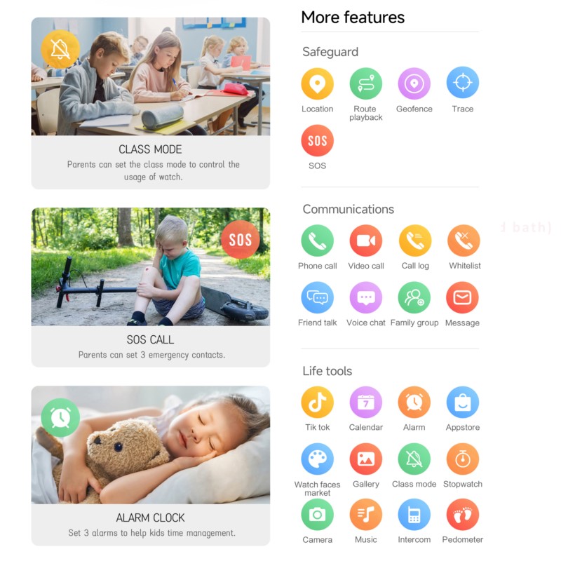 ساعة ذكية للأطفال بتقنية 4G مع - مراجعة Smartwatch Watches For Kids With Gps وسعره