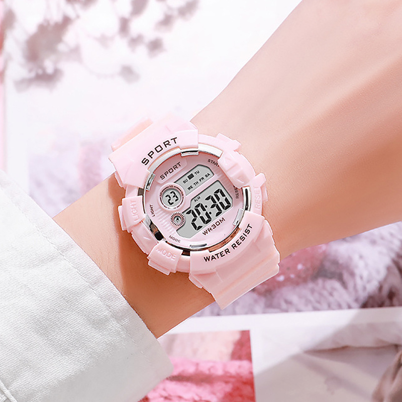 ساعات أطفال عصرية مضيئة مقاومة - مراجعة Smartwatch Digital Watches For Kid Girl وسعره