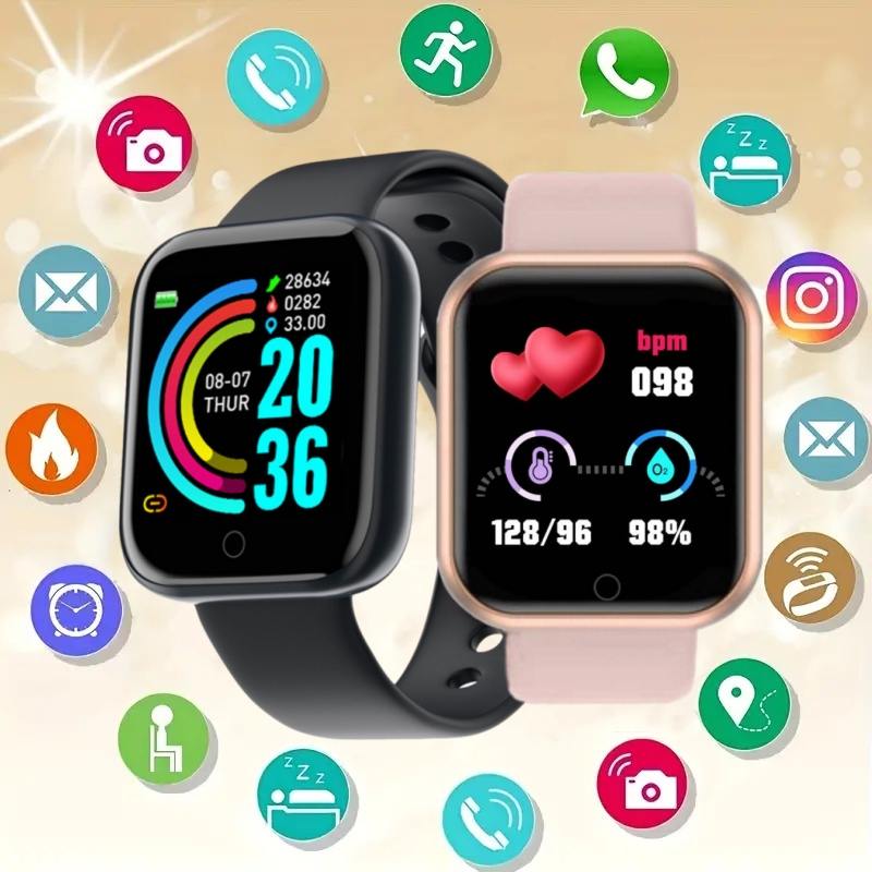 ساعة ذكية للرجال والنساء ، ساع - مراجعة Smartwatch Watches For Girls وسعره
