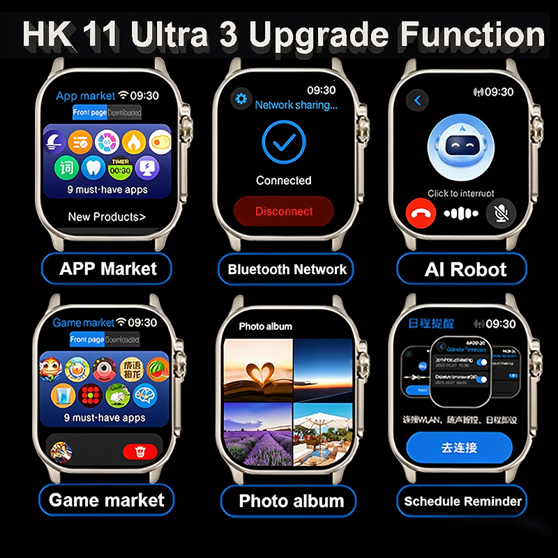 ساعة ذكية جديدة HK10 مطورة إلى - مراجعة Smartwatch Watches For Women With Gps وسعره