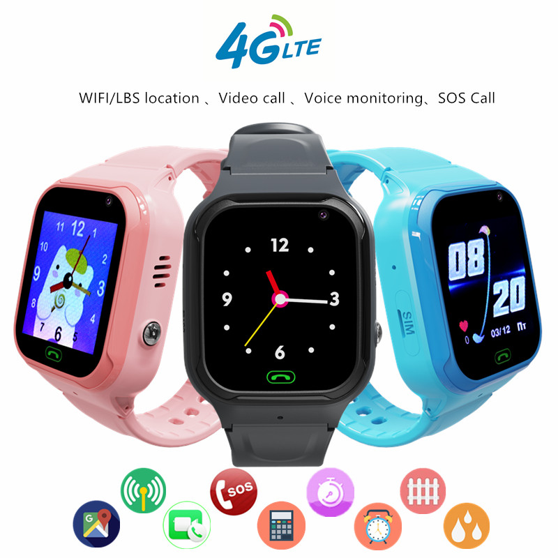 4G Kids ساعة هاتف ذكي مكالمة ف - مراجعة Smartwatch Digital Watches For Kid Girl وسعره