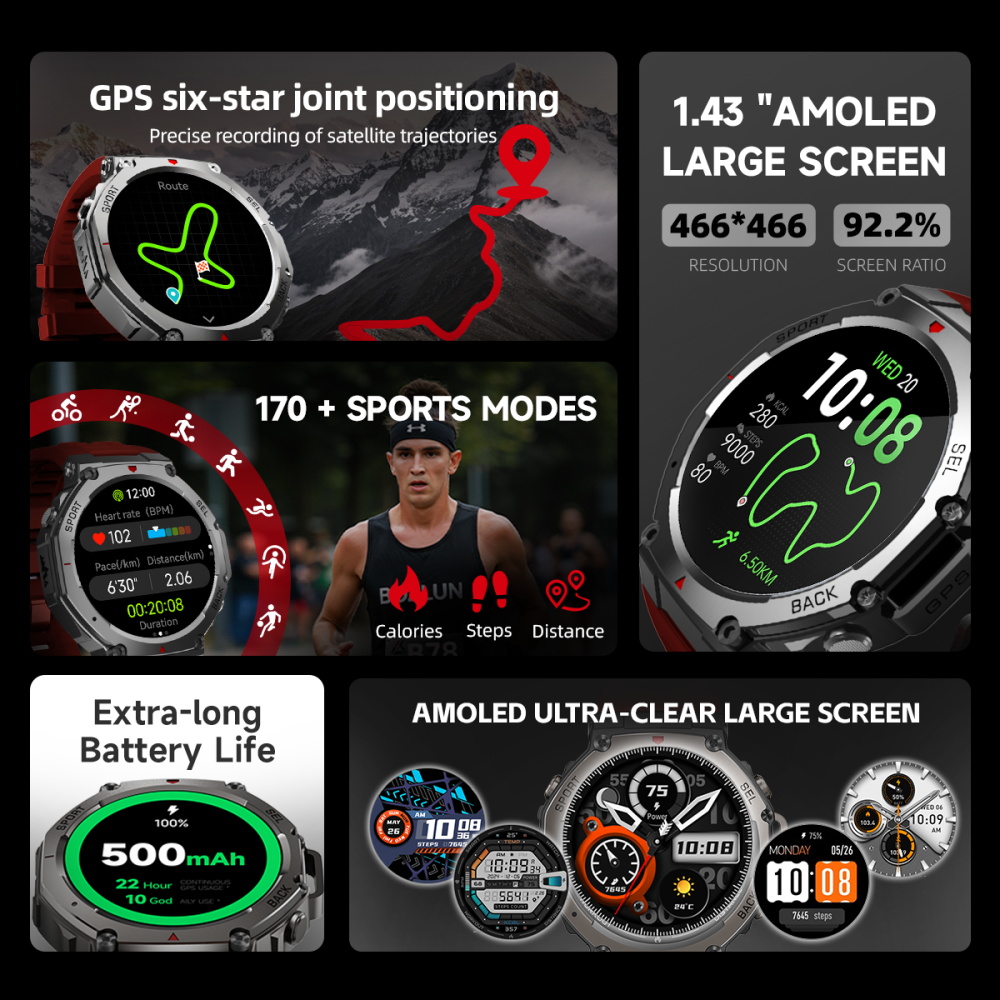 SKMEI العسكرية في الهواء الطلق - مراجعة Smartwatch Watches For Girls وسعره