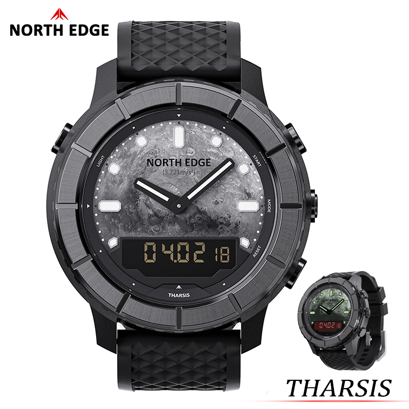 ساعة NORTH EDGE 2026 THARSIS ل - مراجعة Altimeter Compass Watch وسعره