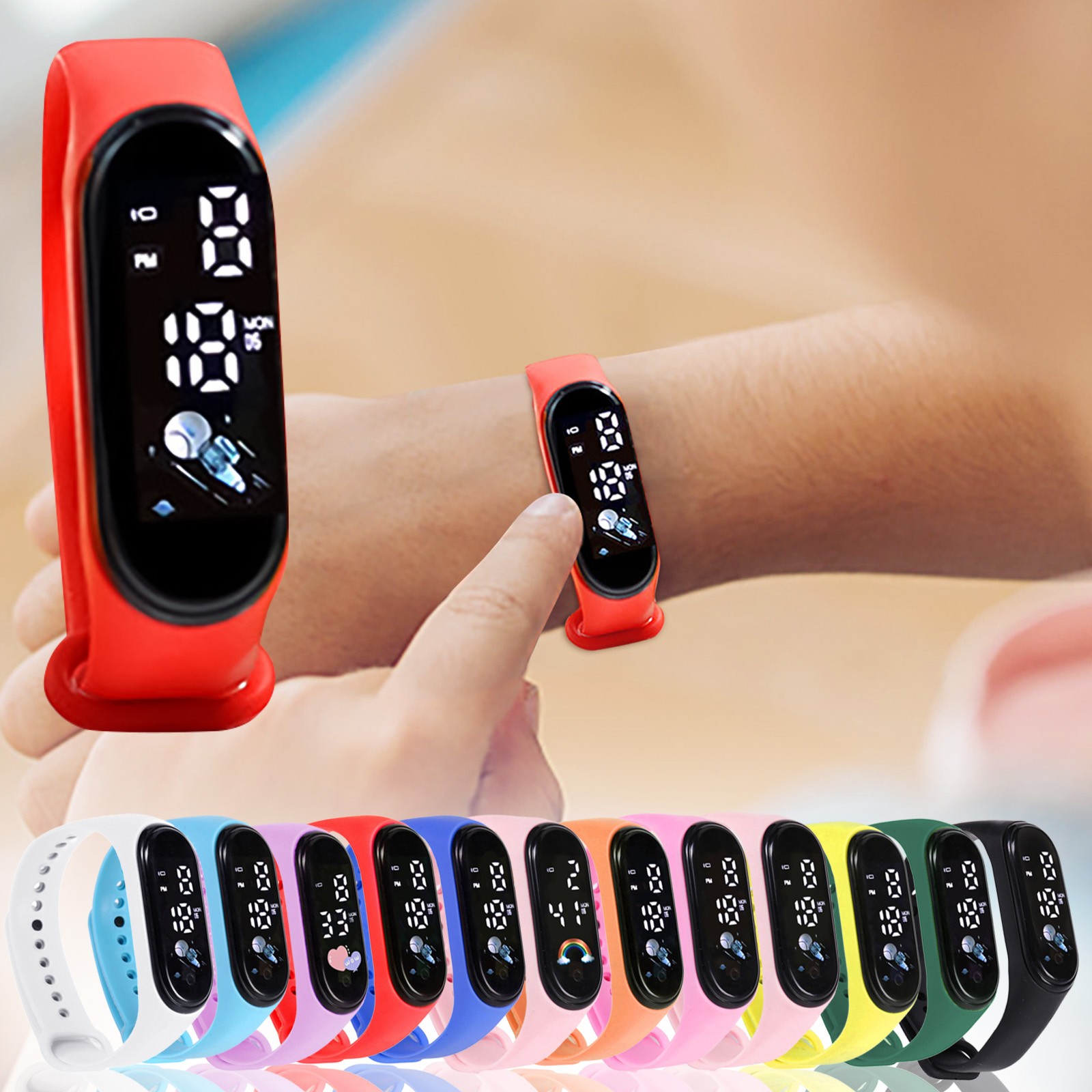 Kawaii ساعة ذكية للأطفال موضة  - مراجعة Smartwatch Digital Watches For Kid Girl وسعره