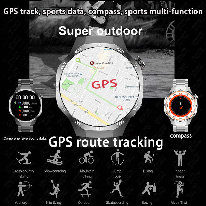 2026 جديد ساعة BOXUXING 5 ماكس - مراجعة Smartwatch Watches For Women With Gps وسعره