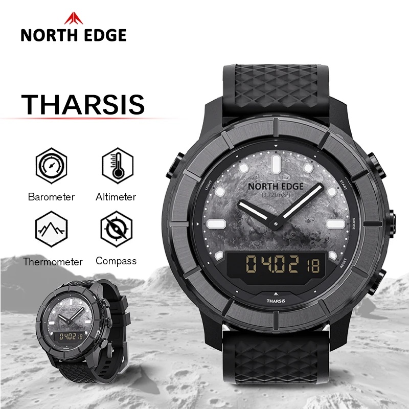 ساعة رقمية للرجال من نورث إيدج - مراجعة Altimeter Compass Watch وسعره