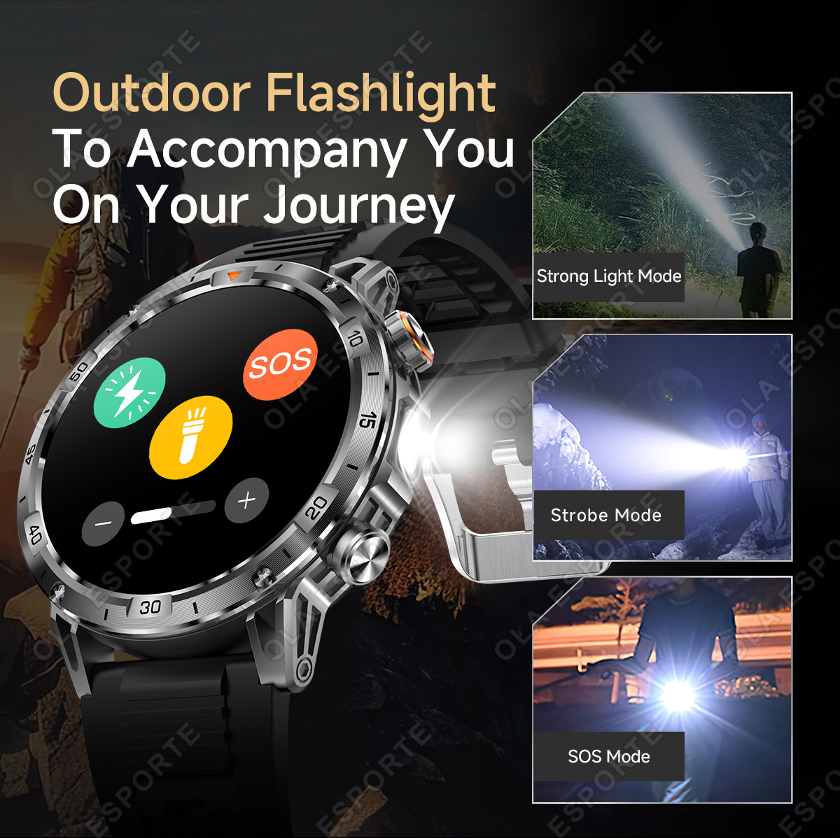 ساعة ذكية جديدة للرجال مزودة ب - مراجعة Altimeter Compass Watch وسعره